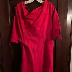 Red vintage unique dress